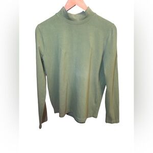 Olive Green Long Sleeve Men's Shirt